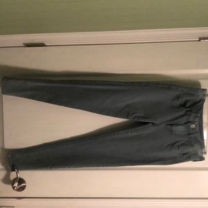 Blue-green American Eagle Jeggings
